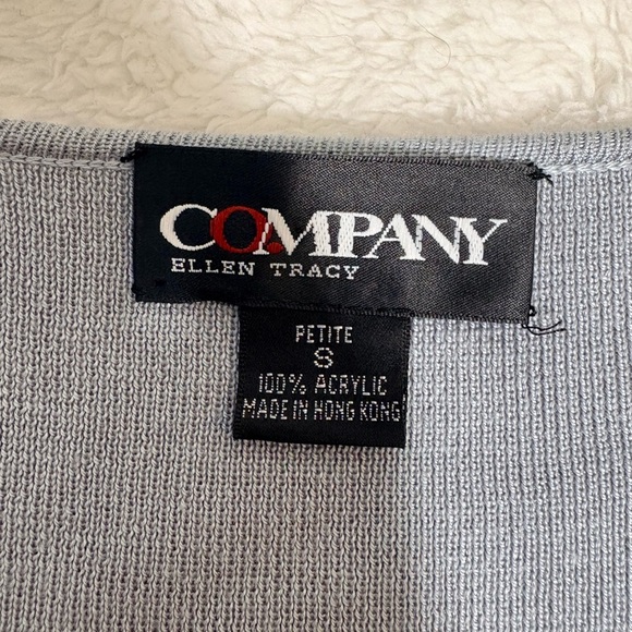 Ellen Tracy Company Light Blue Women's Cardigan Size Small Petite - Picture 2 of 7